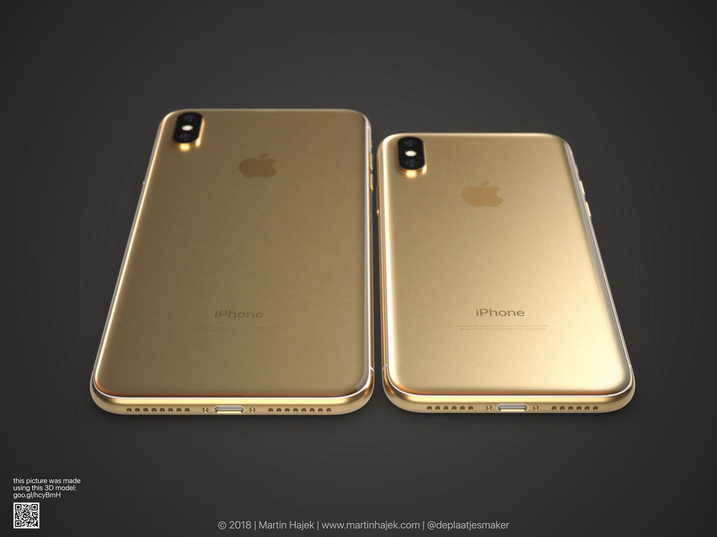 Apple Iphone X Goes Gold Thanks To Martin Hajek Concept Phones
