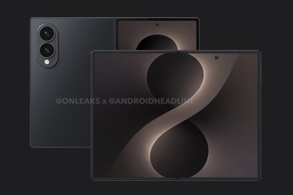 Samsung Galaxy Z Fold 8 Wide leaked cad renders (2)