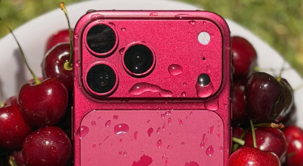 Dark Cherry Red iPhone 18 Pro (1)